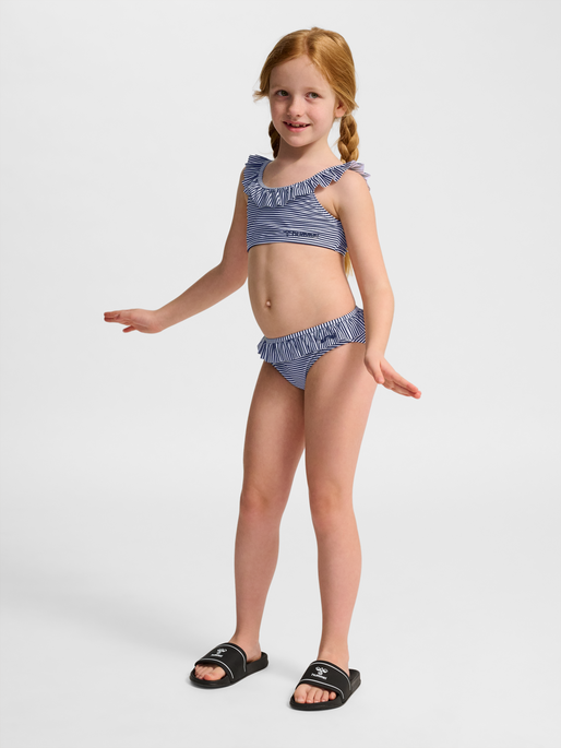 hmlFRILLI BIKINI, NAVY BLAZER/BRIGHT WHITE, model