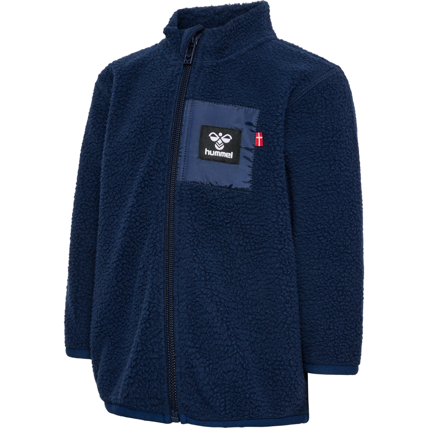 hmlATLAS ZIP JACKET, BLACK IRIS, packshot