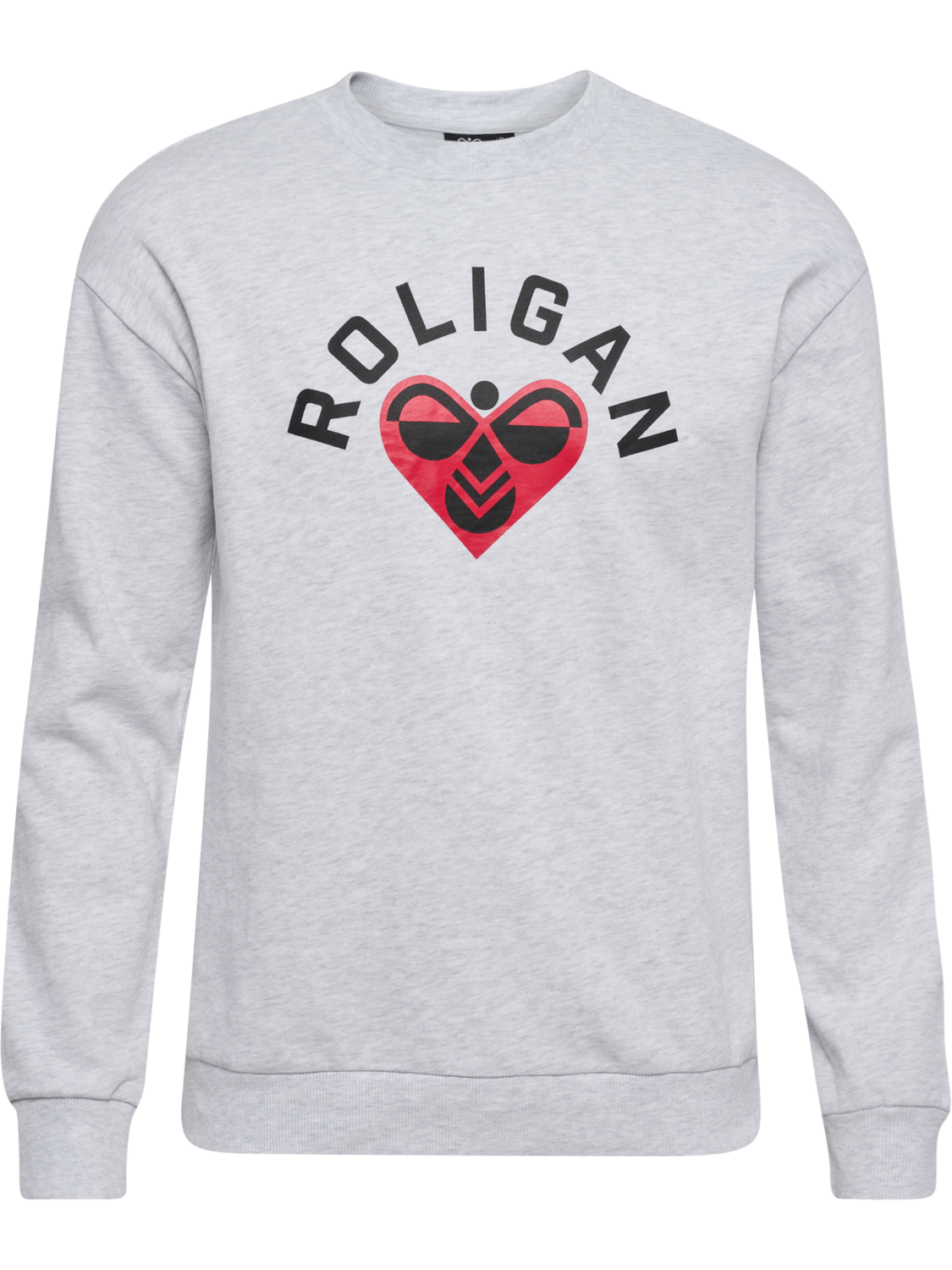 hmlROLIGAN SWEATSHIRT, LIGHT GREY MELANGE, packshot