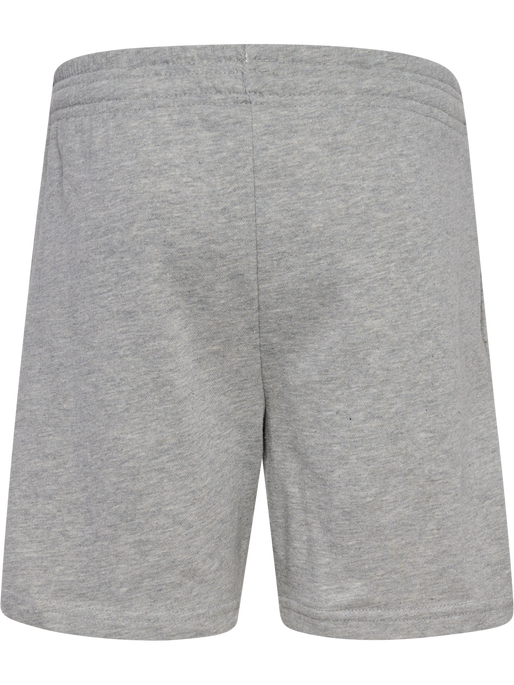 hmlMOVER COTTON BERMUDA SHORTS KIDS, GREY MELANGE, packshot