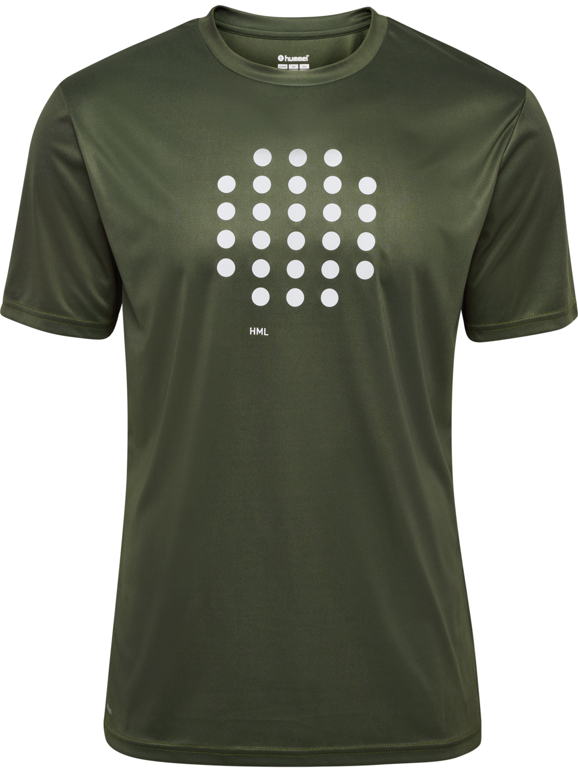 hmlACTIVE COURT PL JERSEY S/S, OLIVE NIGHT, packshot