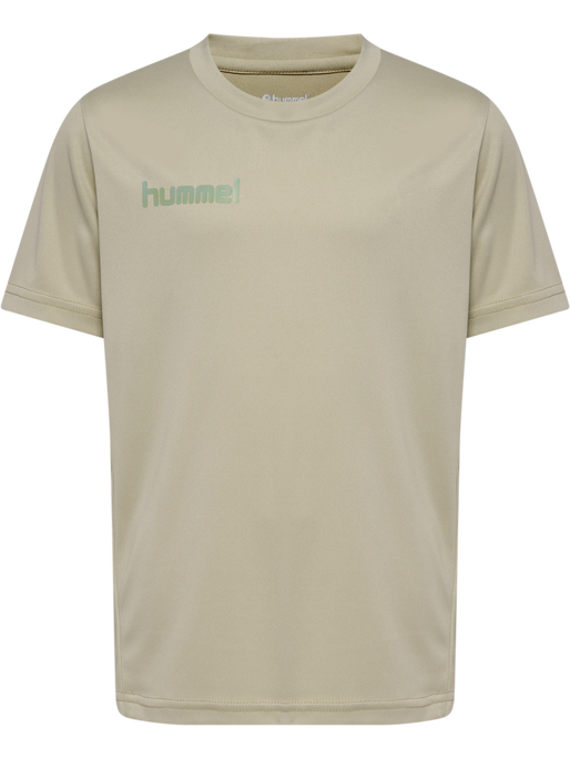 hmlPROMO KIDS DUO SET, ABBEY STONE/ICEBERG GREEN, packshot