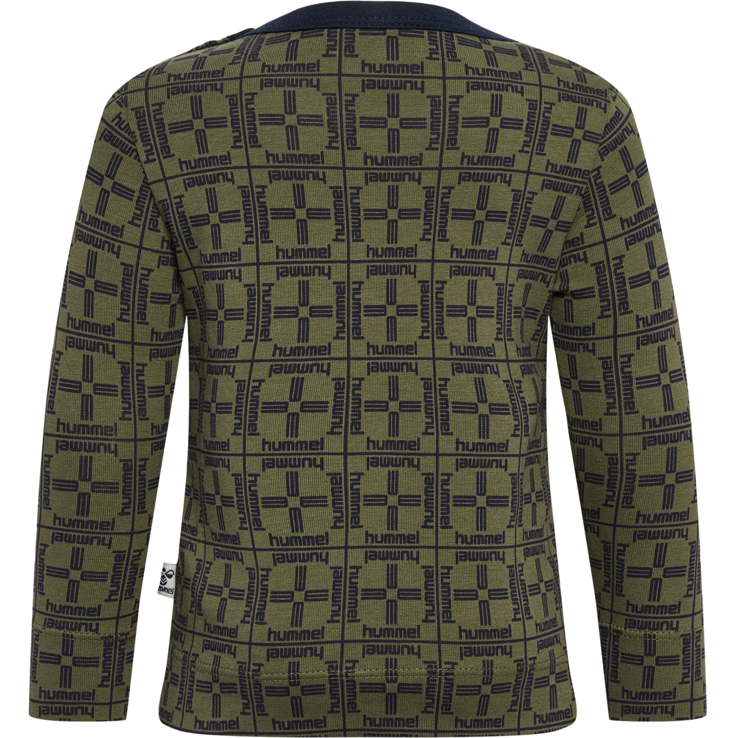 hmlCHECK T-SHIRT L/S, !KALAMATA, packshot