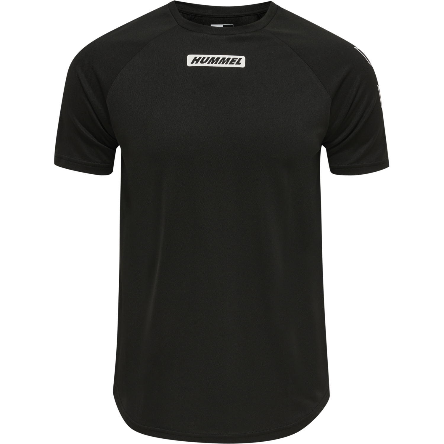 hmlTE TIHALT T-SHIRT, BLACK, packshot