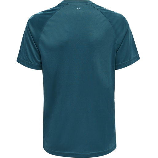hmlCORE XK CORE POLY TEE S/S KIDS, BLUE CORAL hmlCORE XK CORE POLY TEE S/S KIDS, BLUE CORAL, packshot