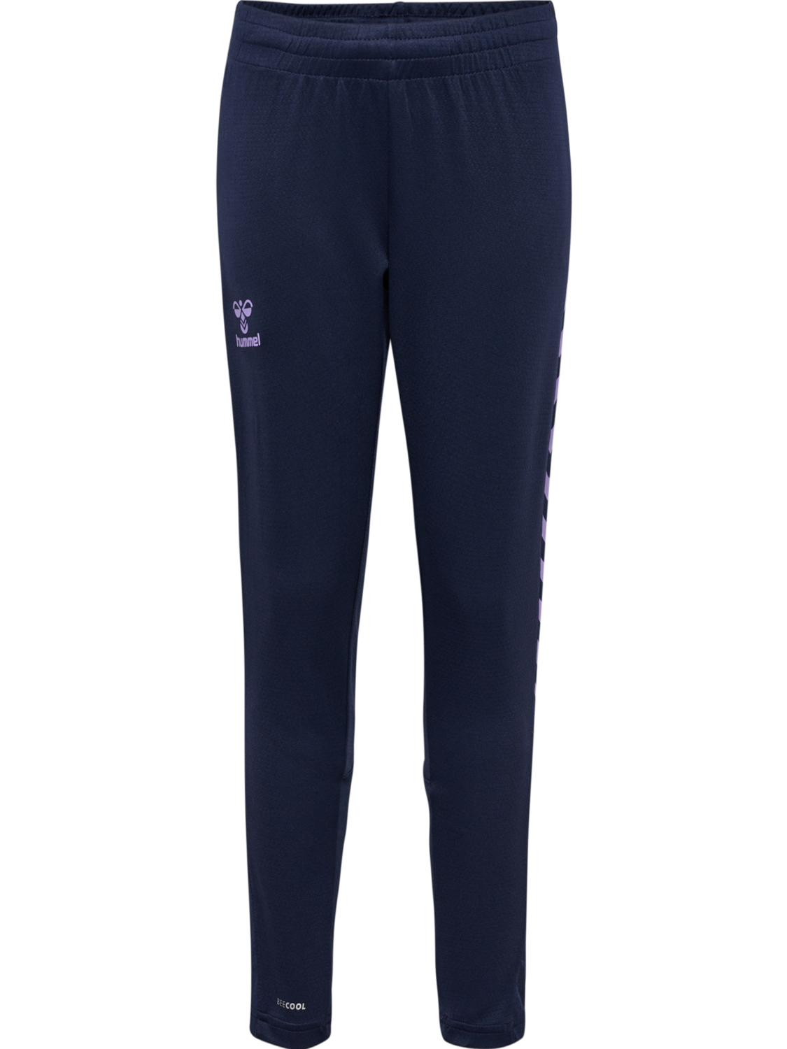 hmlSTALTIC TRAINING PANTS KIDS, MARINE/PAISLEY PURPLE, packshot