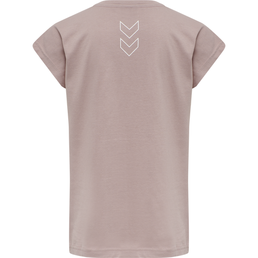 hmlBOXLINE T-SHIRT S/S, WOODROSE hmlBOXLINE T-SHIRT S/S, WOODROSE, packshot