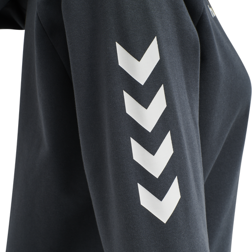 HMLGO COTTON HOODIE WOMAN, INDIA INK HMLGO COTTON HOODIE WOMAN, INDIA INK, packshot