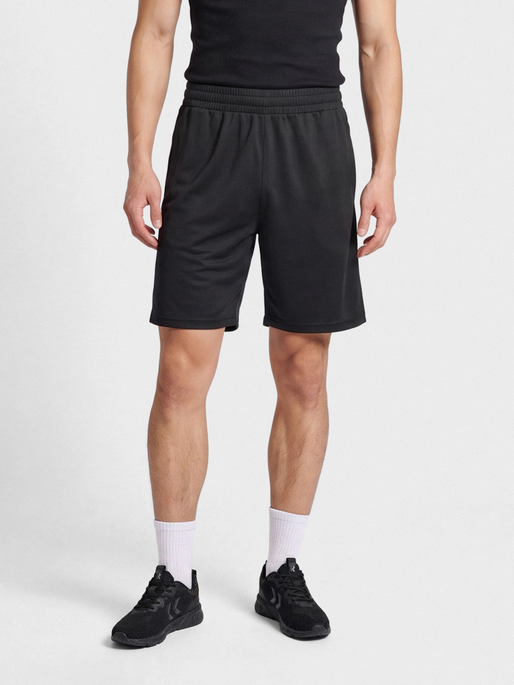 hmlTE TOPAZ 2-PACK SHORTS SET, BLACK/BLACK, model