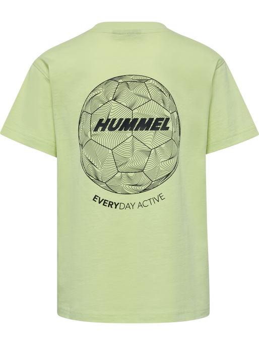 hmlCASPER T-SHIRT S/S, SHADOW LIME, packshot