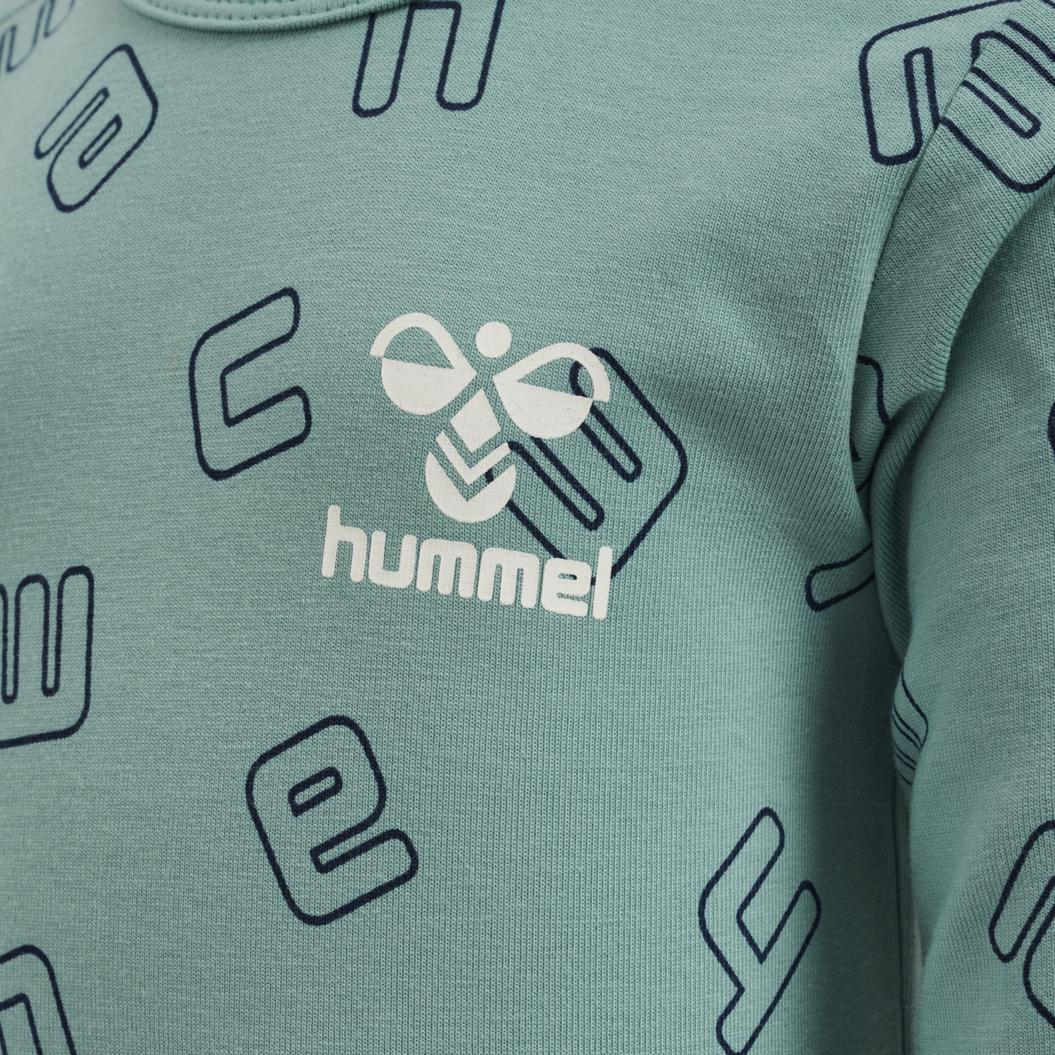hmlATHENS BODY L/S, MINERAL BLUE, packshot