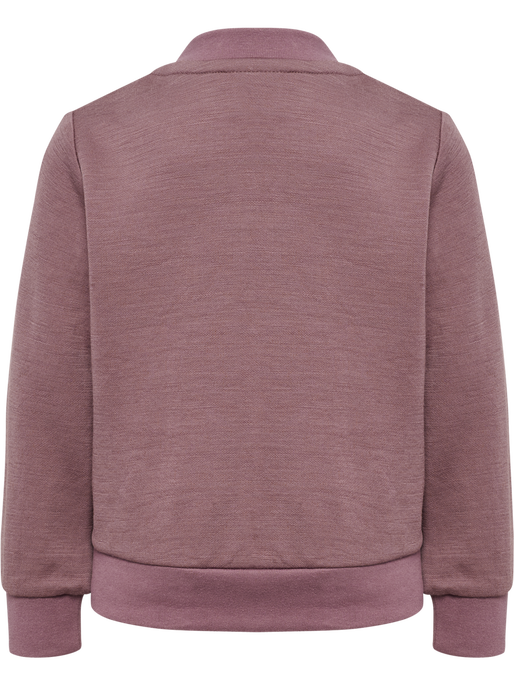 hmlMINI WOOL ZIP JACKET BEE, TWILIGHT MAUVE hmlMINI WOOL ZIP JACKET BEE, TWILIGHT MAUVE, packshot