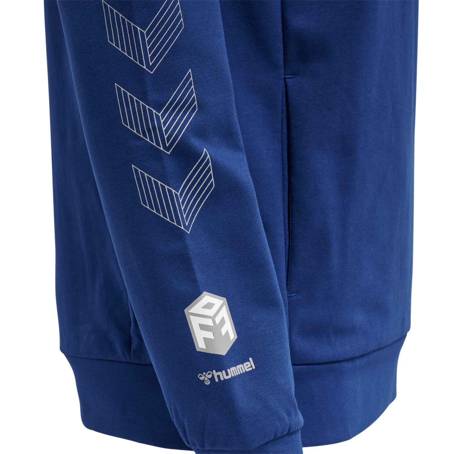 hmlMOVE GRID COTTON SWEATSHIRT, SODALITE BLUE, packshot