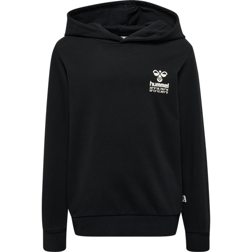 hmlGLOBAL HOODIE, BLACK hmlGLOBAL HOODIE, BLACK, packshot