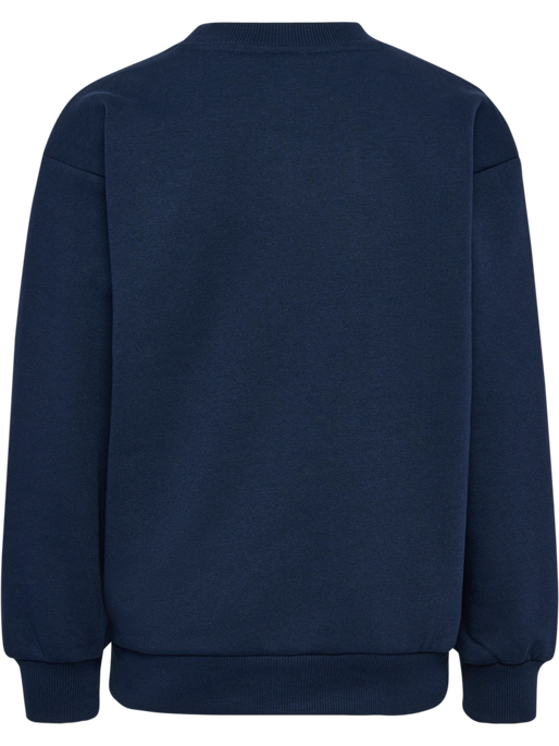 hmlJR LOOSE CREWNECK BEE, DRESS BLUES, packshot