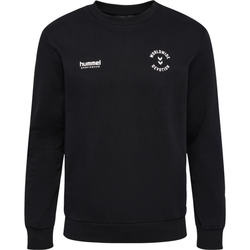 hmlLGC DEVOTION SWEATSHIRT, BLACK, packshot