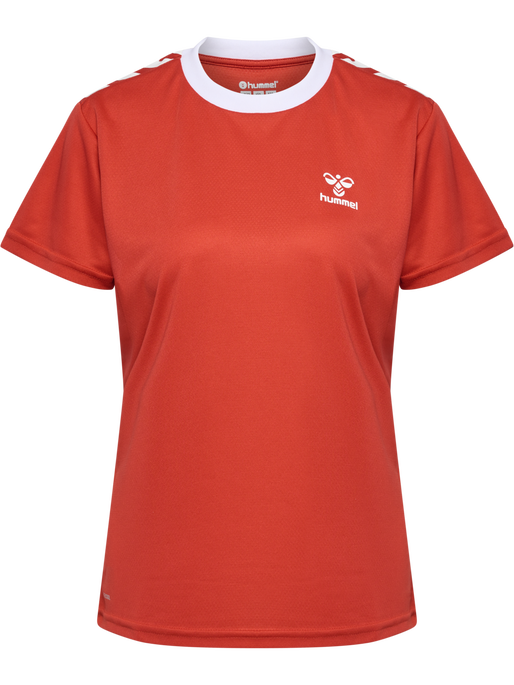 hmlSTALTIC POLY JERSEY S/S WOMAN, SUMMER FIG, packshot