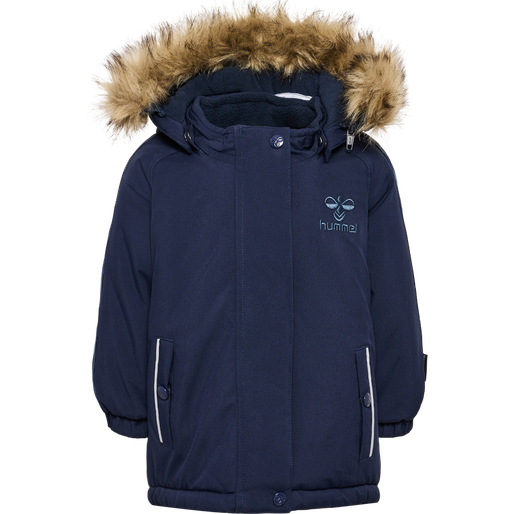 hmlCANYON TEX JACKET, BLACK IRIS, packshot