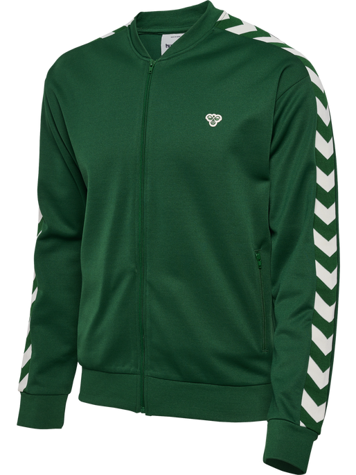 hmlARCHIVE REGULAR POLY ZIP JACKET, EDEN, packshot