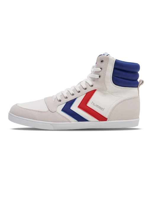 HUMMEL SLIMMER STADIL HIGH, WHITE/BLUE/RED/GUM HUMMEL SLIMMER STADIL HIGH, WHITE/BLUE/RED/GUM, packshot