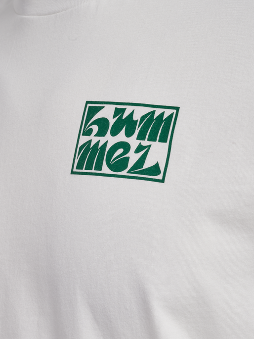 hmlREGULAR GRAPHIC TEE S/S, WHITE/EDEN, packshot
