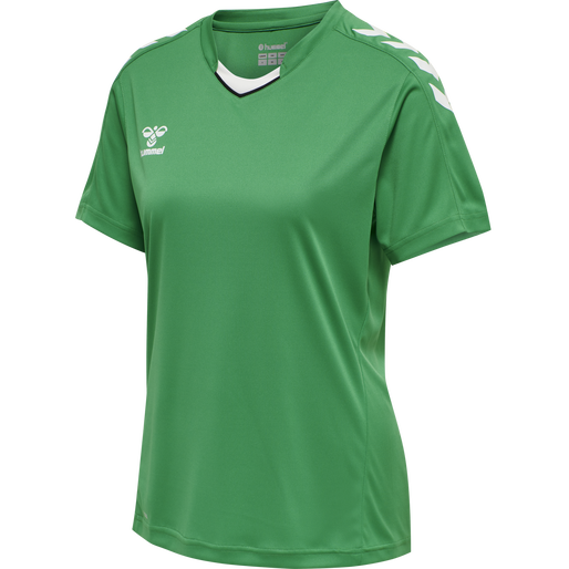 hmlCORE XK POLY JERSEY S/S WOMAN, JELLY BEAN, packshot