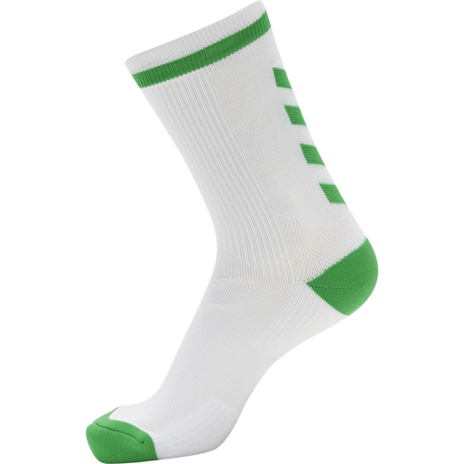 ELITE INDOOR SOCK LOW, WHITE/JELLY BEAN, packshot