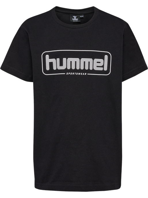 hmlBALLY T-SHIRT S/S, BLACK, packshot