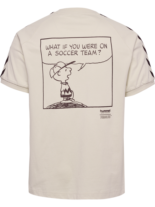 hmlARCHIVE T-SHIRT S/S PEANUTS, WHITECAP GRAY, packshot