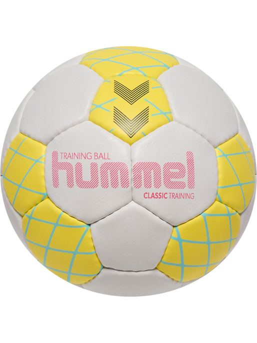 hmlCLASSIC TRAINING HB, OFF WHITE/YELLOW/LIGHT BLUE, packshot