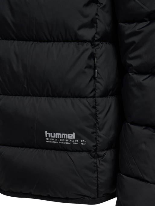 hmlLIGHTWEIGHT PUFFER JACKET, BLACK hmlLIGHTWEIGHT PUFFER JACKET, BLACK, packshot