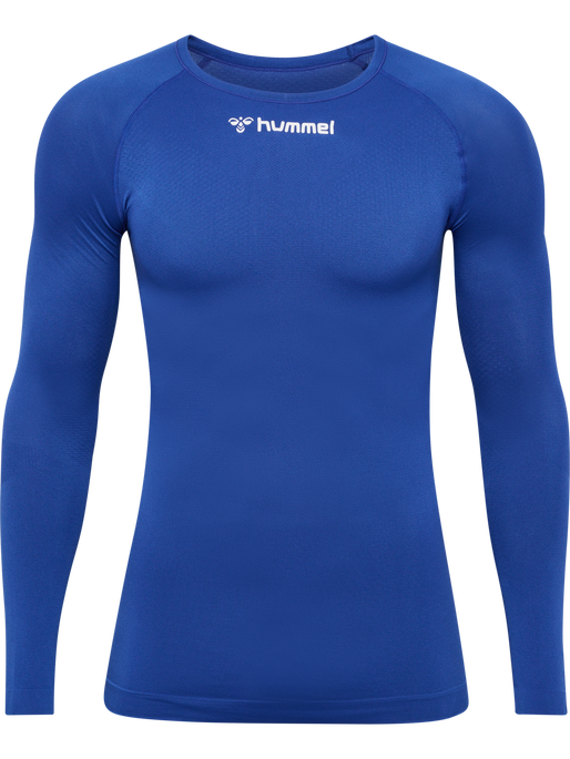 hmlBL COMFORT 2.0 TEE L/S, TRUE BLUE, packshot