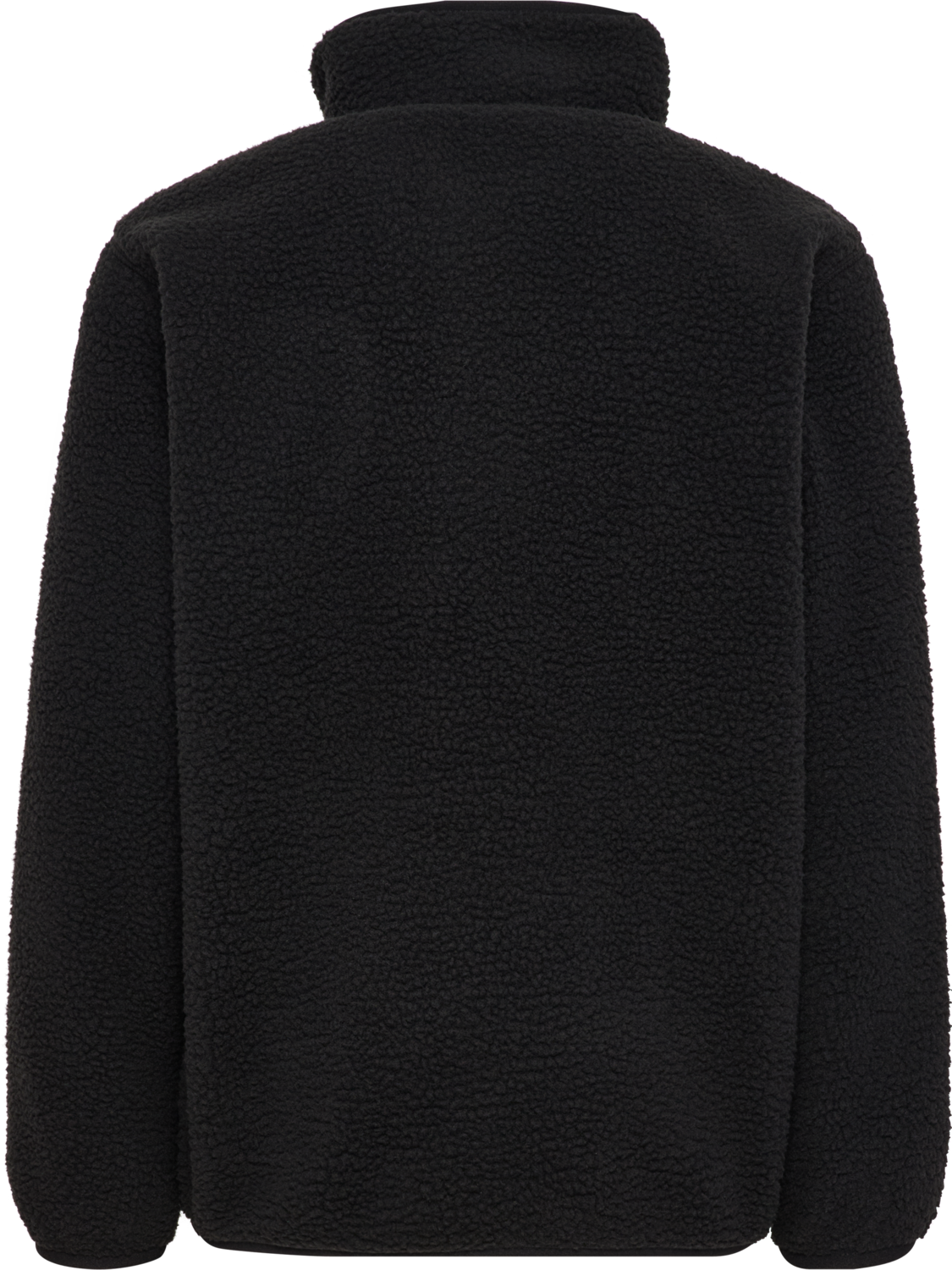 hmlJR ATLAS FLEECE ZIP JACKET, BLACK, packshot