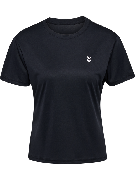 hmlPULSE TRAINING W T-SHIRT S/S, BLACK, packshot