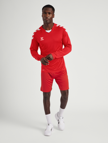 hmlCORE XK POLY JERSEY L/S, TRUE RED, model
