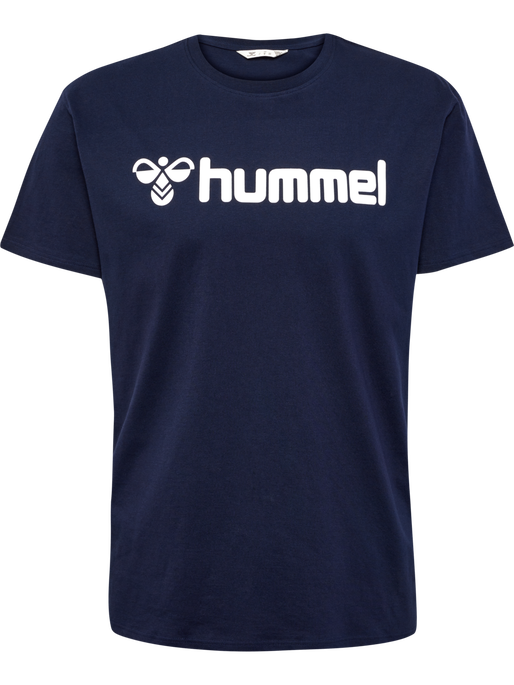 hmlGO 2.0 LOGO T-SHIRT S/S, MARINE, packshot