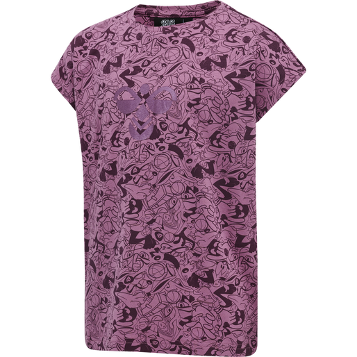 hmlSPACE JAM DIEZ T-SHIRT S/S, BORDEAUX hmlSPACE JAM DIEZ T-SHIRT S/S, BORDEAUX, packshot