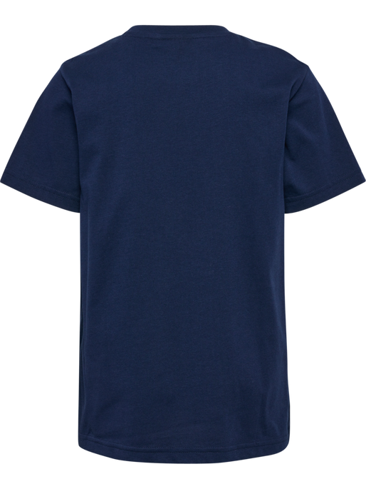 hmlTUKAS T-SHIRT S/S, BLACK IRIS, packshot