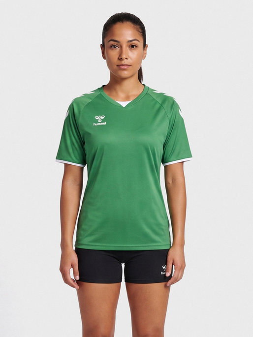 hmlCORE VOLLEY TEE WO, JELLY BEAN, model