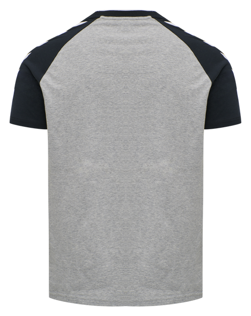 hmlMARK T-SHIRT S/S, GREY MELANGE, packshot