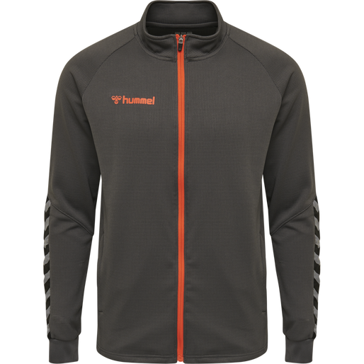 hmlAUTHENTIC POLY ZIP JACKET, ASPHALT hmlAUTHENTIC POLY ZIP JACKET, ASPHALT, packshot