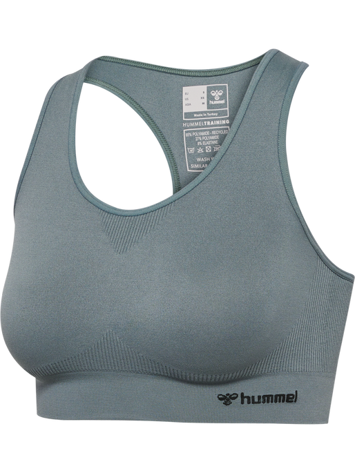 hmlTIF SEAMLESS SPORTS TOP, BALSAM GREEN hmlTIF SEAMLESS SPORTS TOP, BALSAM GREEN, packshot