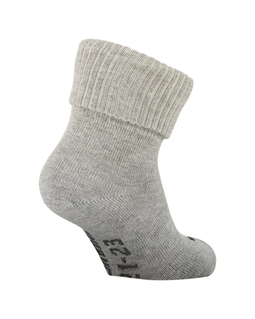 HMLSORA WOOL SOCKS, GREY MELANGE, packshot