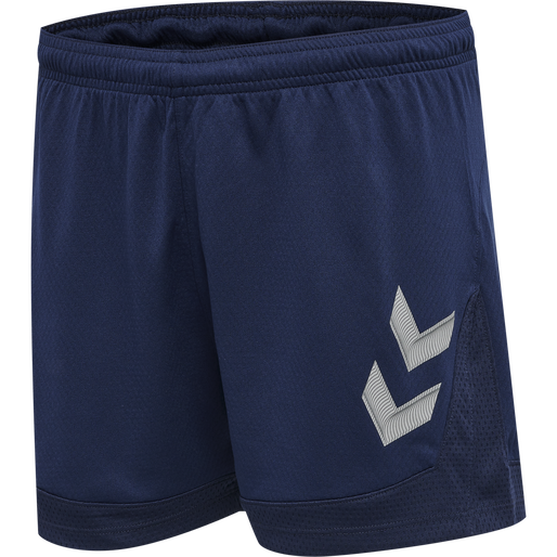 hmlLEAD WOMENS POLY SHORTS, MARINE, packshot