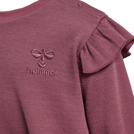 hmlWULBATO DRESS LS, ROSE BROWN, packshot