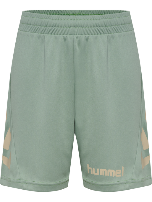 hmlPROMO KIDS DUO SET, ABBEY STONE/ICEBERG GREEN, packshot