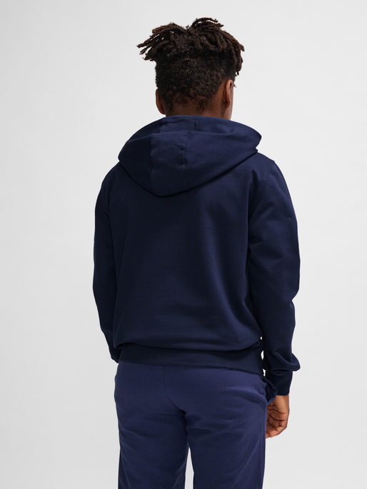 hmlGO 2.0 HOODIE KIDS, MARINE, model