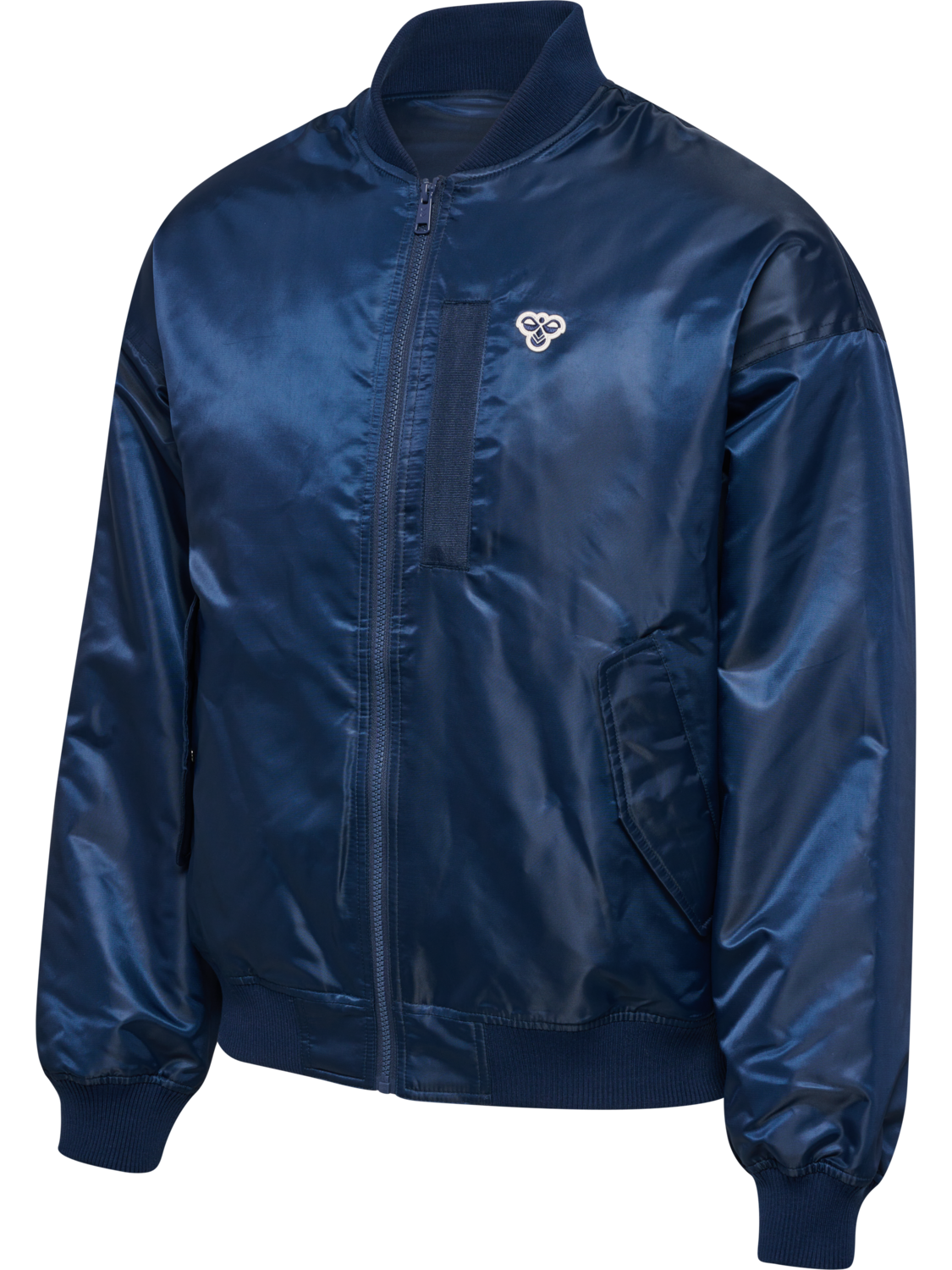 hmlBASEBALL JACKET BEE, DRESS BLUES, packshot