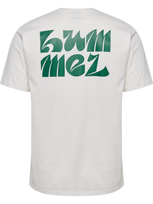 hmlREGULAR GRAPHIC TEE S/S, WHITE/EDEN, packshot