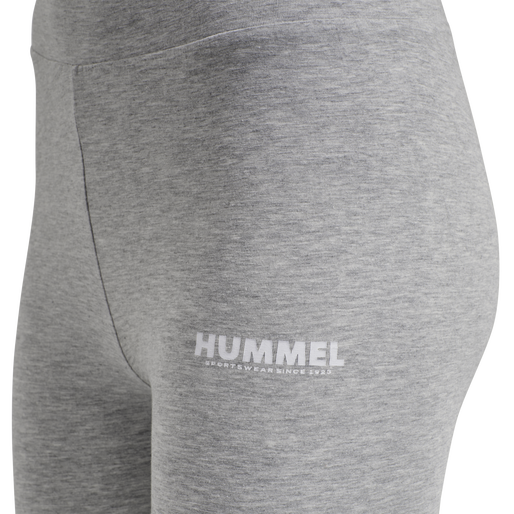 hmlLEGACY WOMAN HIGH WAIST TIGHTS, GREY MELANGE hmlLEGACY WOMAN HIGH WAIST TIGHTS, GREY MELANGE, packshot